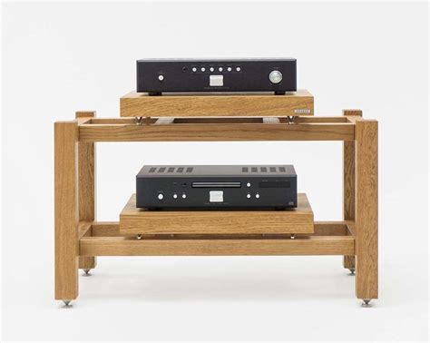 Hi-fi Audio Rack Hand Made of Solid Oak Wood for Hiend Audio Components ...