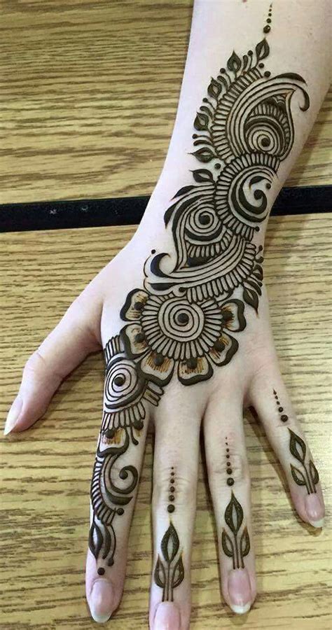 Arabic Mehndi Designs Back Hand Simple - Best Design Idea