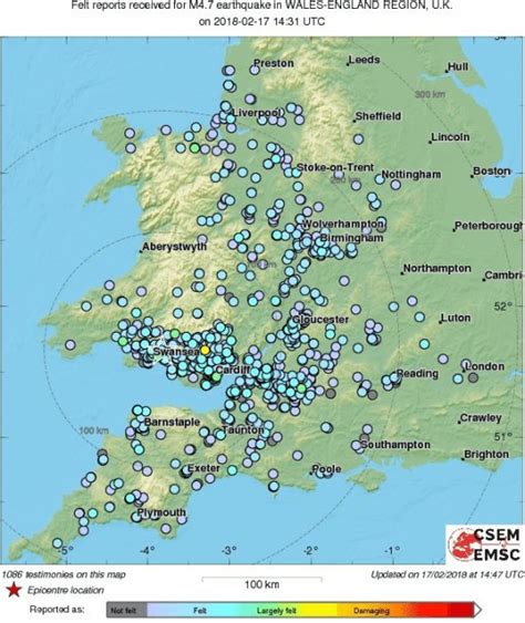 4.4 magnitude earthquake hits parts of UK | Metro News