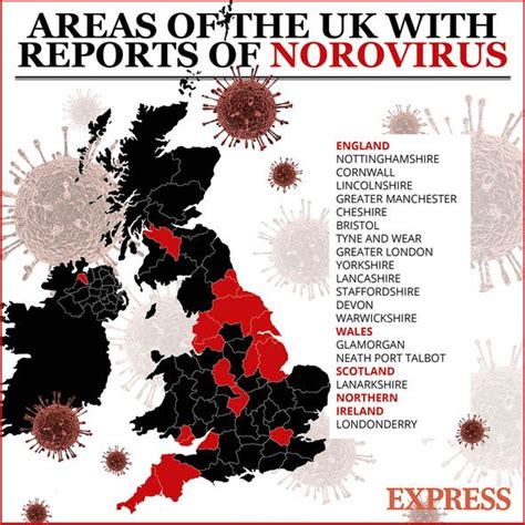 Norovirus outbreak: Where has the virus spread in the UK? Symptoms to ...