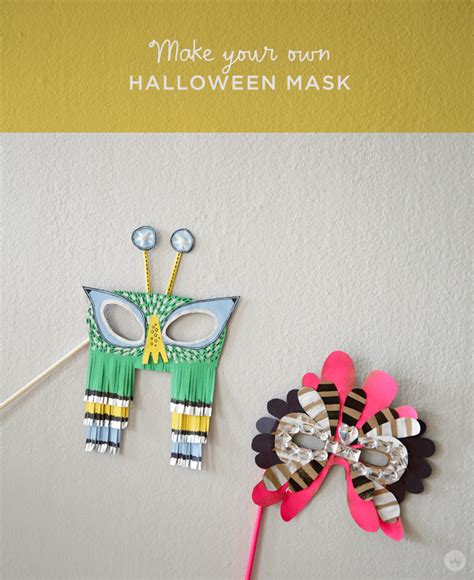 A crafty Halloween mask DIY - Think.Make.Share.