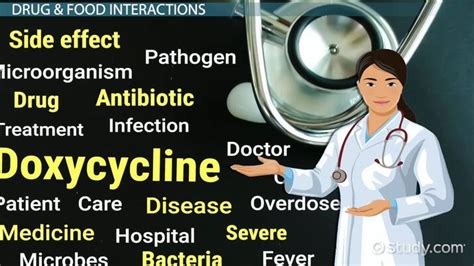 Doxycycline: Contraindications, Drug & Food Interactions - Lesson ...