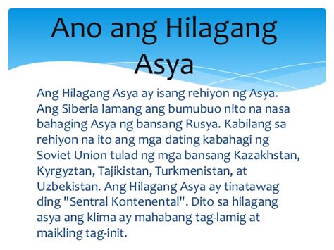 mga bansa sa hilagang asya - philippin news collections