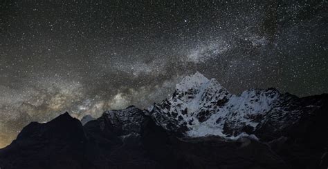 Milky Way and mountains | Astrophotography, Natural landmarks, Landscape