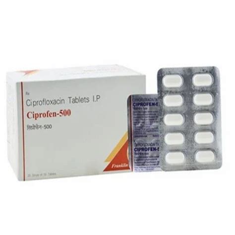 Cifran-500 Ciprofloxacin 500 Mg at Rs 48/strip in Nagpur | ID: 23707211212