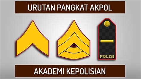 BERIKUT PANGKAT TARUNA AKPOL – #1 Bimbel Polri, TNI & Kedinasan