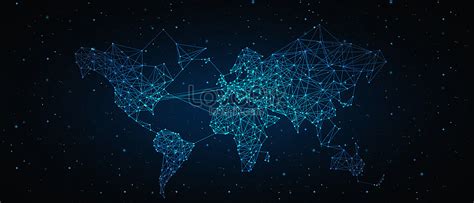 World Map Technology Background Download Free | Banner Background Image on Lovepik | 400062210