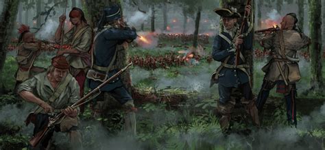 Battle of the Monongahela 1755 by ManuelKrommenacker : r/ImaginaryBattlefields