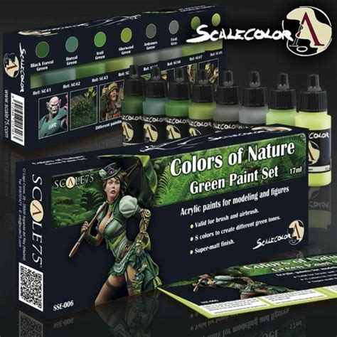 Scale 75 Scalecolor Colours and Nature Paint Set