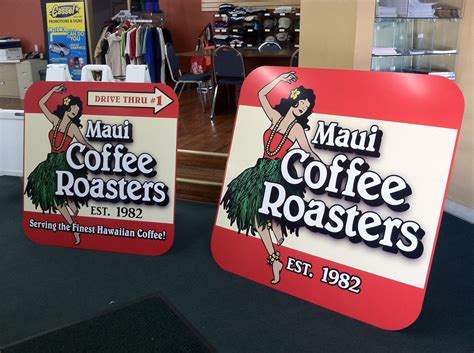 Maui Coffee Roasters - New Signs | Hawaiian coffee, Coffee roasters ...