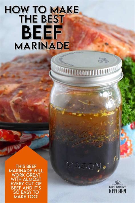 How to Make the Best Beef Marinade - Lord Byron's Kitchen