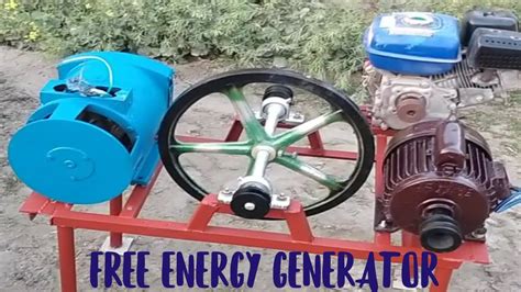 Make Free Energy Generator 220v With 5kw Alternator And Motor Flywheel Free Electricity ...