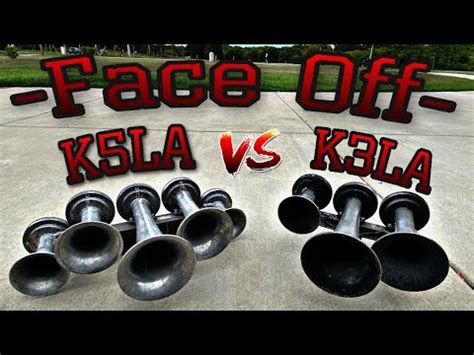 K5LA vs K3LA Train Horn Battle!! - YouTube