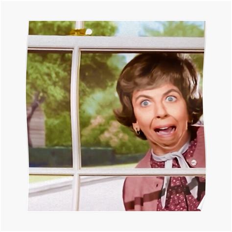 "Nosey Neighbor: Gladys Kravitz" Poster for Sale by CulturePopPop | Redbubble