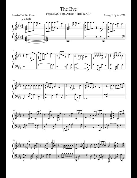 The Eve sheet music for Piano download free in PDF or MIDI