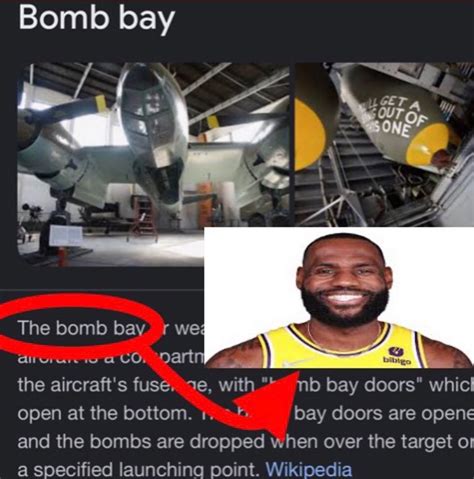 LeBron James the Bomb Bay (meme) | Name Soundalikes | Know Your Meme