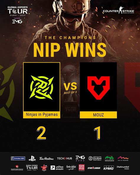 Ninjas in Pyjamas won the GET Dubai 2022 Champions Title - Starladder