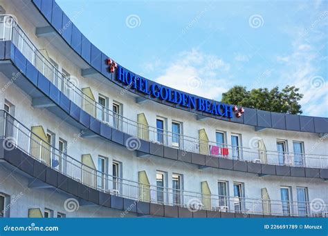 Hotel Golden Beach in Eforie Nord, Romania Editorial Stock Image - Image of golden, eforie ...