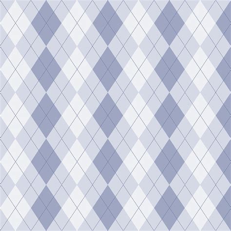 Blue And White Argyle Pattern Photograph