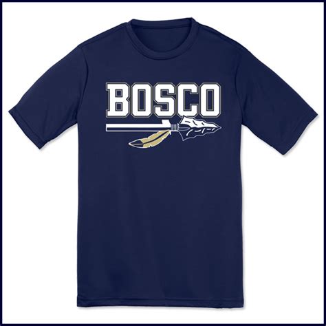 Vicki Marsha Uniforms Bosco Performance PE T-Shirt - Freshmen - St. John Bosco High School