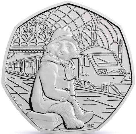 Fifty Pence 2018 Paddington Bear at the Station, Coin from United Kingdom - Online Coin Club