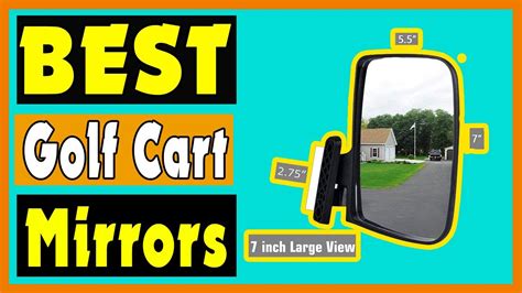 Golf Cart Mirrors : Top 5 Best Golf Cart Mirrors - YouTube