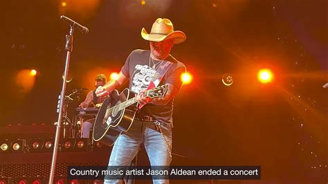 Jason Aldean Ends Concert Mid-Song In Heat - Videos from The Weather ...