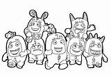 Characters From Oddbods coloring Page  Download Print Or Color Online sketch template
