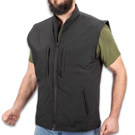 Black Deluxe Safari Outback Concealed Carry Vest