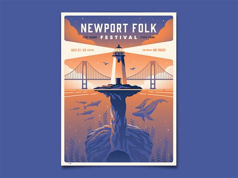 Newport Folk Festival Poster by DKNG on Dribbble