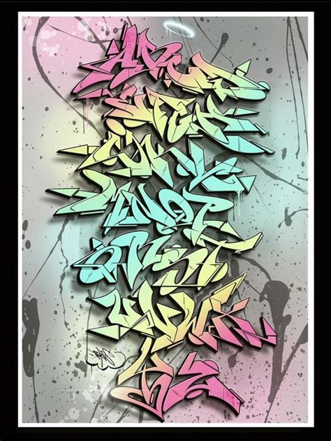 Pin by Mok1 on Alphabet | Graffiti lettering, Graffiti alphabet ...