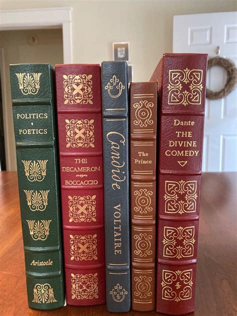 Lot of 5 Vintage Easton Press Greatest 100 Books. Lot0209 | eBay