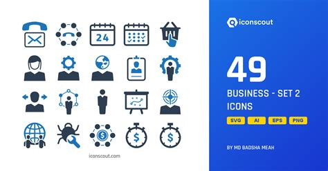 Download Business - Set 2 Icon pack Available in SVG, PNG & Icon fonts