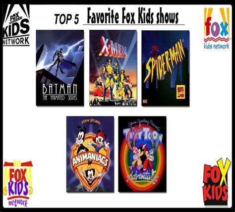 Top 5 Favorite Fox Kids Shows by Perro2017 on DeviantArt