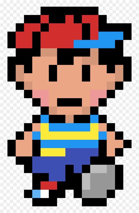 Download Ness Sprite Png - Ness Earthbound Sprite Clipart Png Download - PikPng