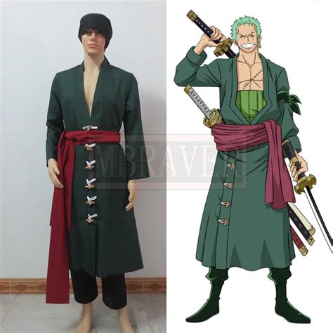 One Piece Roronoa Zoro cosplay costumes-in Anime Costumes from Novelty ...