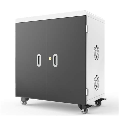 USB 36 Slots Lockable Charging Cabinet Storage And Charging Trolley