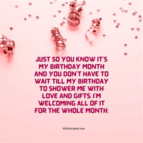 35+ It's My Birthday Month Quotes– Wishes Expert