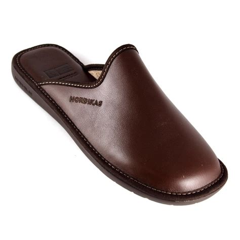 Nordikas Mens Norwood Leather Mule Slip On Slipper - Mens from Westwoods UK