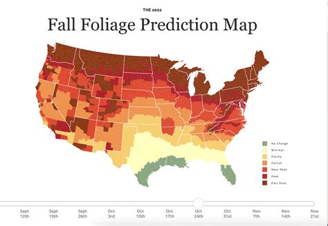 This Interactive Map Predicts When Fall Foliage Will Peak In D.C.—And ...