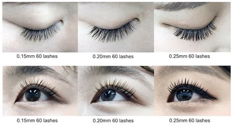 Different Lengths And Widths Of Lash Extensions : There many different styles in lashes such as ...