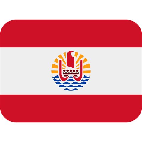 French Polynesia Flag Icon | Twemoji Flags Iconpack | Twitter