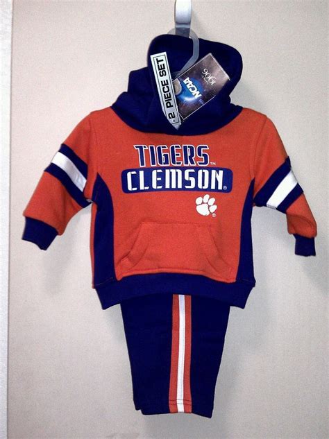 CLEMSON TIGERS TODDLER OUTFIT NWT!!! 12 MO. 2 PIECE SETS!!!!! | Toddler outfits, Fan apparel ...