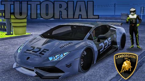 CAR PARKING MULTIPLAYER | DDE LAMBORGHINI LIVERY DESIGN | TUTORIAL ...