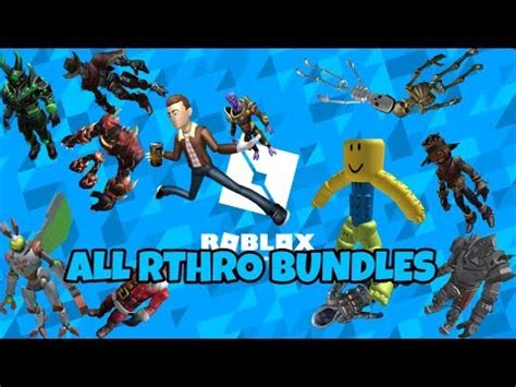 ROBLOX | ALL RTHRO BUNDLES [2018] - YouTube