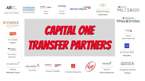 Capital One Transfer Partners March 2022 - Monkey Miles