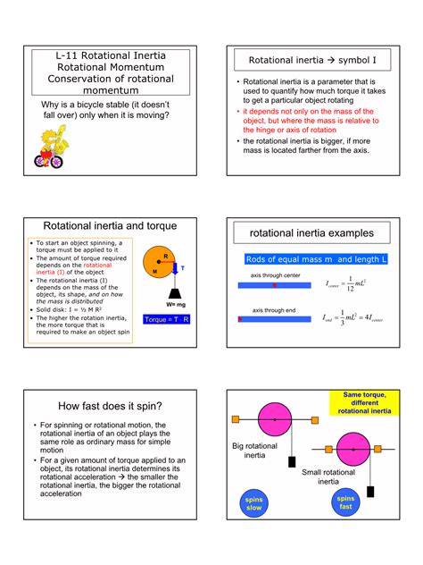 Rotational Inertia and Torque Rotational Inertia Examples How Fast Does It - DocsLib