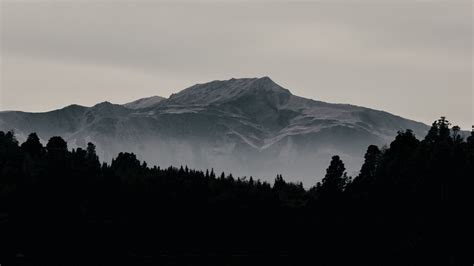 Download wallpaper 1920x1080 mountain, forest, dark, lake, reflection ...