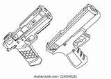 Pistol Coloring Pages sketch template