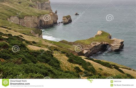 Tunnel Beach - Dunedin stock photo. Image of cook, beach - 106572184